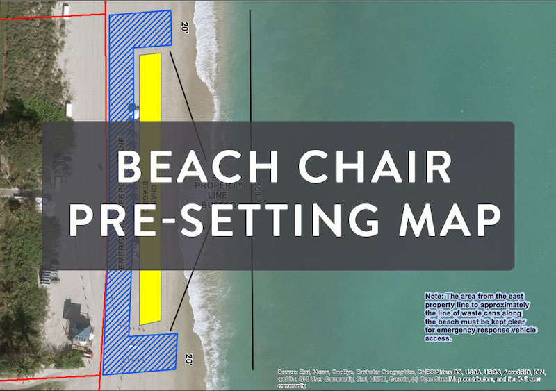 Beach Chair Pre-Setting Map