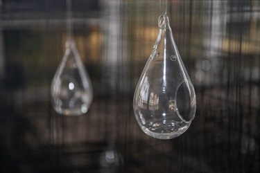 Caged Pacifiers Saltwater Tears exhibit